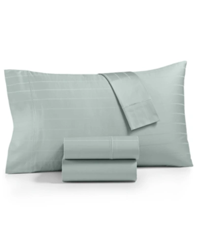 Shop Charter Club Sleep Cool Hygro 400 Thread Count Cotton 3-pc. Sheet Set, Twin Xl, Created For Macy's Bedding In Pastel Marine