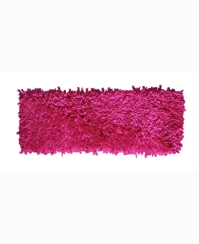 Shop Home Weavers Bella Premium Runner Jersey Shaggy, 24" X 72" In Pink