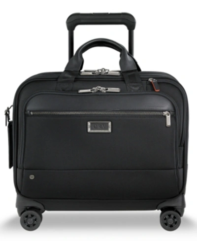 Shop Briggs & Riley @work Medium Brief Luggage In Black