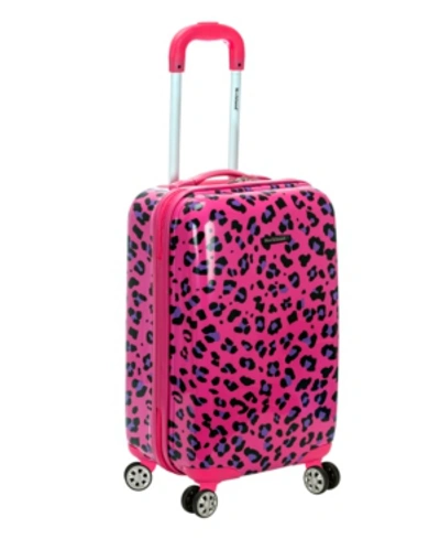 Shop Rockland 20" Hardside Carry-on Spinner In Pink