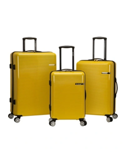 Shop Rockland Horizon 3-pc. Hardside Luggage Set In Yellow