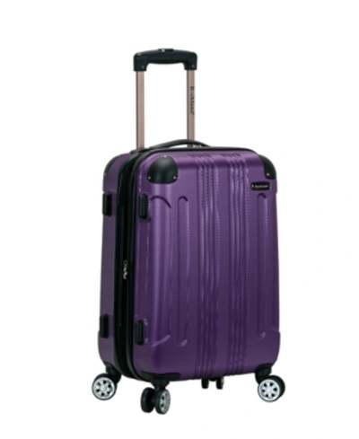 Shop Rockland Sonic 20" Hardside Carry-on Spinner In Purple