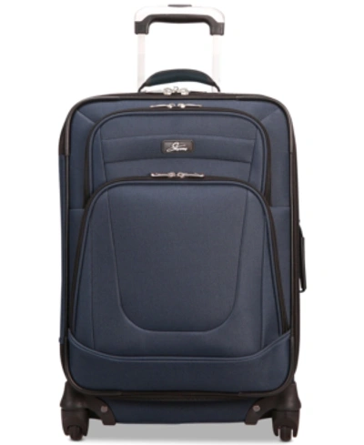 Shop Skyway Epic 20" Carry-on Spinner Suitcase In Surf Blue