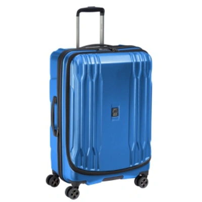 Shop Delsey Eclipse 25" Spinner Suitcase, Created For Macy's In Arctic Blue