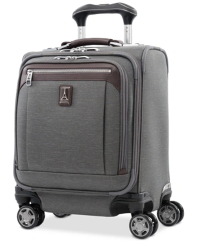 Shop Travelpro Platinum Elite 16" Softside Carry-on Spinner In Vintage Grey