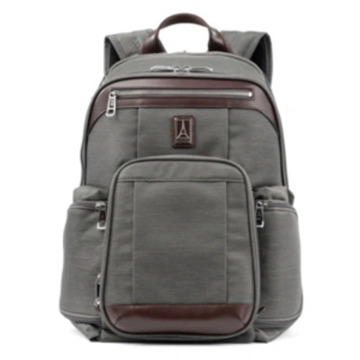 Shop Travelpro Platinum Elite Business Backpack In Vintage Gray