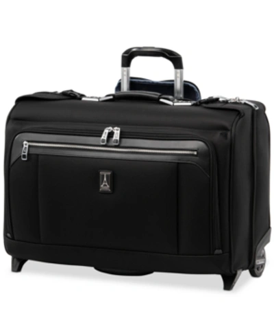 Shop Travelpro Platinum Elite Carry-on Rolling Garment Bag In Shadow Black
