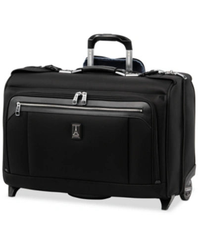 Travelpro Platinum Elite Carry-on Rolling Garment Bag In Shadow Black