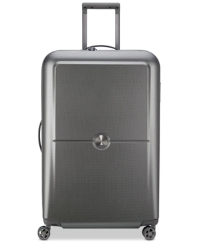 Shop Delsey Closeout!  Turenne 30" Hardside Spinner Suitcase In Silver