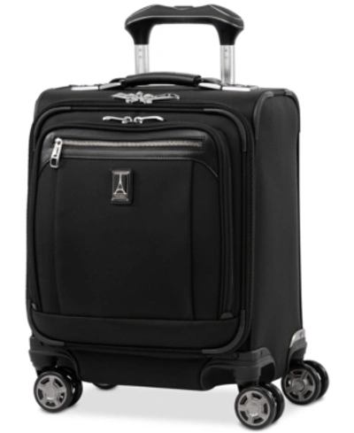 Shop Travelpro Platinum Elite 16" Softside Carry-on Spinner In Shadow Black