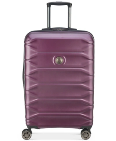 Delsey Meteor 28" Hardside Expandable Spinner Suitcase, Created For Macy's In Plum