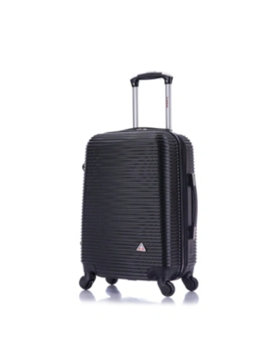 Shop Inusa Royal 20" Lightweight Hardside Spinner Carry-on Luggage In Black