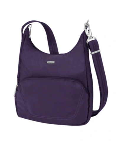 Travelon Anti-theft Classic Essential Messenger In Dark Purpl