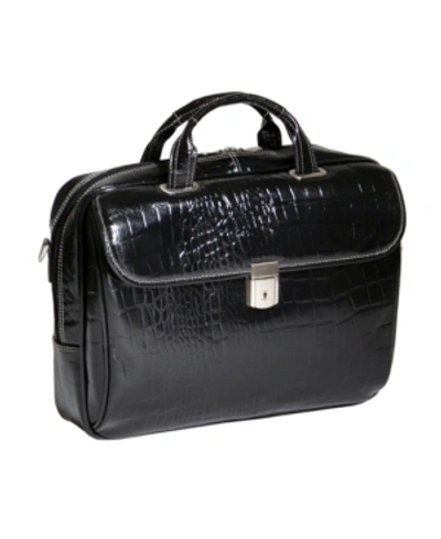 Mcklein Siamod Settembre Medium Ladies Laptop Briefcase In Black