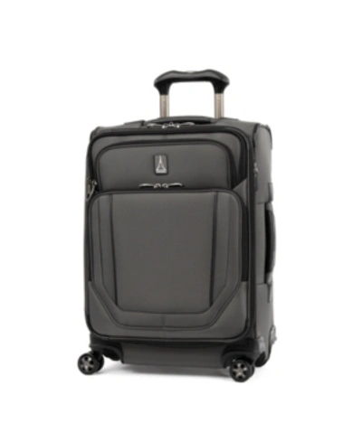 Shop Travelpro Crew Versapack 22" Max Softside Carry-on Spinner In Titanium Grey