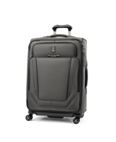Shop Travelpro Crew Versapack 25" Softside Check-in Spinner In Titanium Grey
