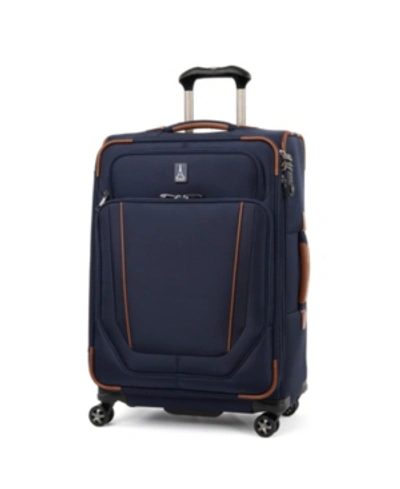 Shop Travelpro Closeout!  Crew Versapack 25" Softside Check-in Spinner In Patriot Blue