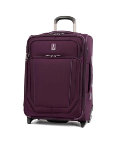 Shop Travelpro Crew Versapack 22" 2-wheel Max Softside Carry-on In Perfect Plum