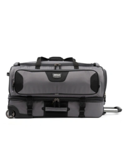 Shop Travelpro Bold 30" Drop Bottom Rolling Duffle In Gray