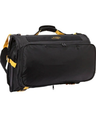 Shop A. Saks Compact Expandable Tri-fold Garment Bag In Black