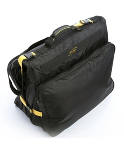 Shop A. Saks Deluxe Expandable Garment Bag In Black