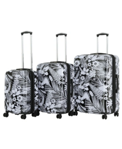 Shop Triforce Luggage Triforce 3-pc. Spinner Luggage Set In Tropical