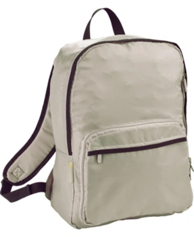 Shop Go Travel Foldable Backpack In Light Grey