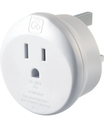 Shop Go Travel Usa - Uk Adapter In White