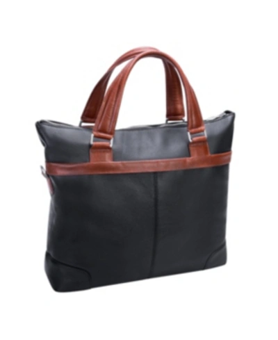 Mcklein Eastward 15" Laptop Tablet Briefcase In Black