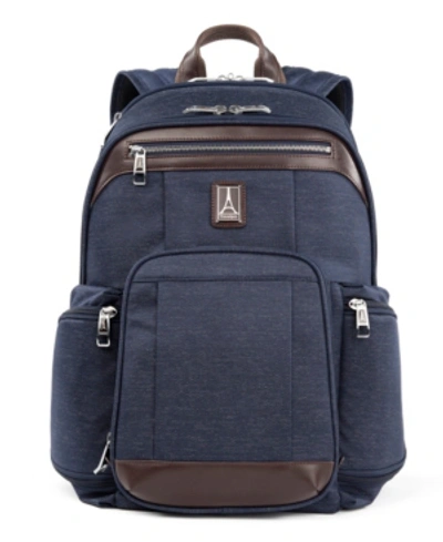 Shop Travelpro Platinum Elite Limited Edition Business Backpack In Limited Edition True Navy