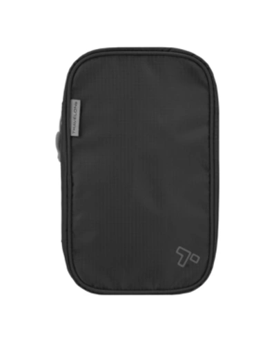 Shop Travelon Compact Hanging Toiletry Kit In Black