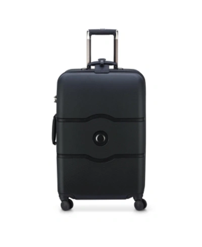 Shop Delsey Chatelet Plus 24" Hardside Spinner Suitcase In Black