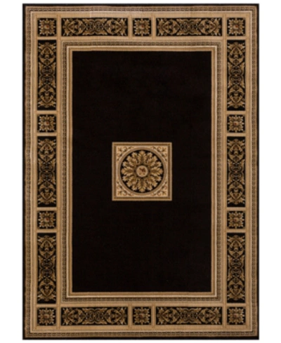 Shop Km Home Sanford Milan 5'3" X 7'7" Area Rug, Created For Macy's In Black