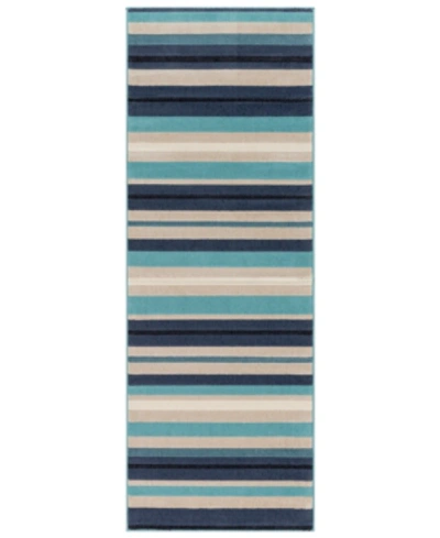 Shop Abbie & Allie Rugs City Cit-2311 Aqua 2'7" X 7'3" Runner Area Rug