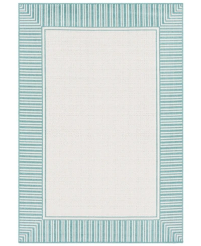 Surya Alfresco Alf-9680 Teal 6' X 9' Area Rug, Indoor/outdoor In Teal