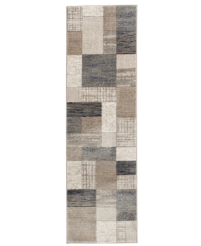 Km Home Waterside Pier Multi 2'3" X 7'7" Runner Area Rug In Multi