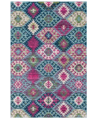 Shop Surya Closeout!  Anika Ani-1022 Teal 7'10" X 10'3" Area Rug In Blue