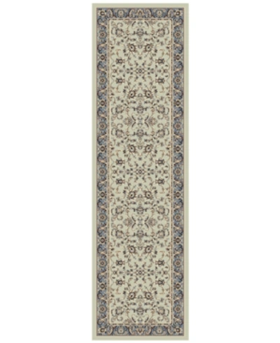 Km Home Closeout!  Pesaro Sarouk 2'2" X 7'7" Runner In Denim