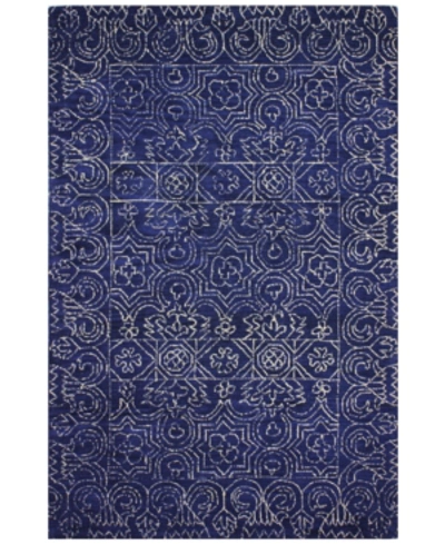 Shop Bb Rugs Nico Nic-133 5' X 7'6" Area Rug In Navy