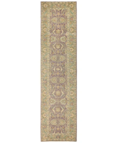 Bb Rugs Mansehra 609025 Mauve 2'8" X 10'10" Runner Area Rug In Mauve