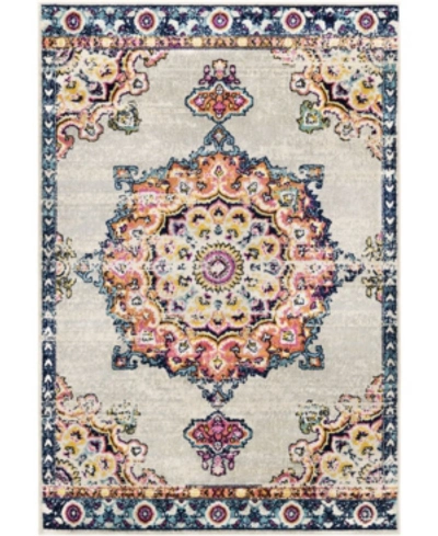 Abbie & Allie Rugs Tiva Tiv-2318 Navy 6'7" X 9'6" Area Rug In Copper