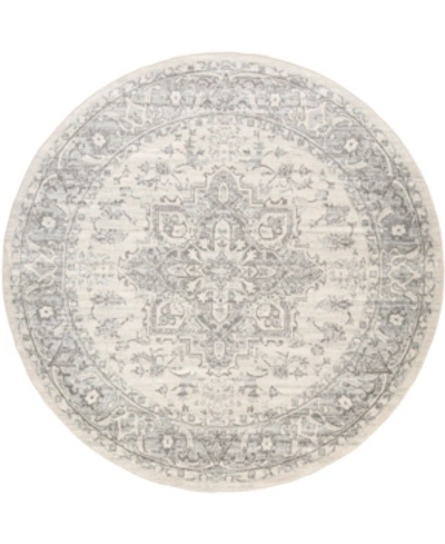 Shop Abbie & Allie Rugs Chester Che-2312 7'10" Round Area Rug In Silver