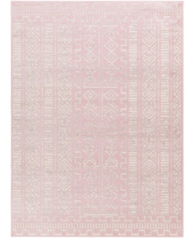 Shop Abbie & Allie Rugs Ustad Ust-2308 5'3" X 7'3" Area Rug In Pink