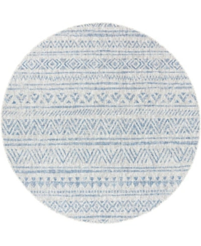Abbie & Allie Rugs Eagean Eag-2306 Denim 7'10" X 7'10" Round Area Rug In Denim