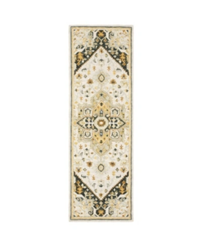 Jhb Design Alfresco 28407 Ivory 2'6" X 8' Runner Rug In Ivory
