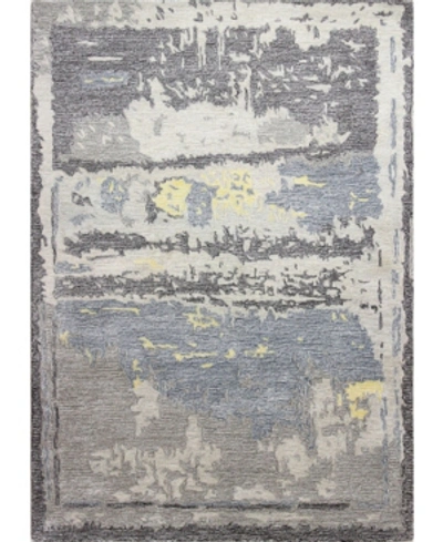 Shop Bb Rugs Elements S217 Gray 2'6" X 8' Runner Rug In Grey