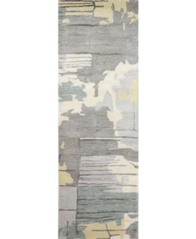 Shop Bb Rugs Closeout!  Downtown Tud-03 Ivory 2'6" X 8' Runner Rug