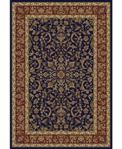 Shop Km Home Closeout!  1318/1542/navy Navelli Blue 7'9" X 11'6" Area Rug