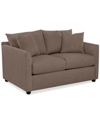 Shop Furniture Inia 59" Fabric Loveseat In Baldwin Asphalt