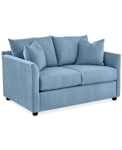 Shop Furniture Inia 59" Fabric Loveseat In Tina Airforce